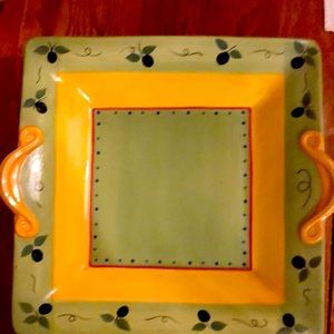 17" Square Serving Platter Pistoulet